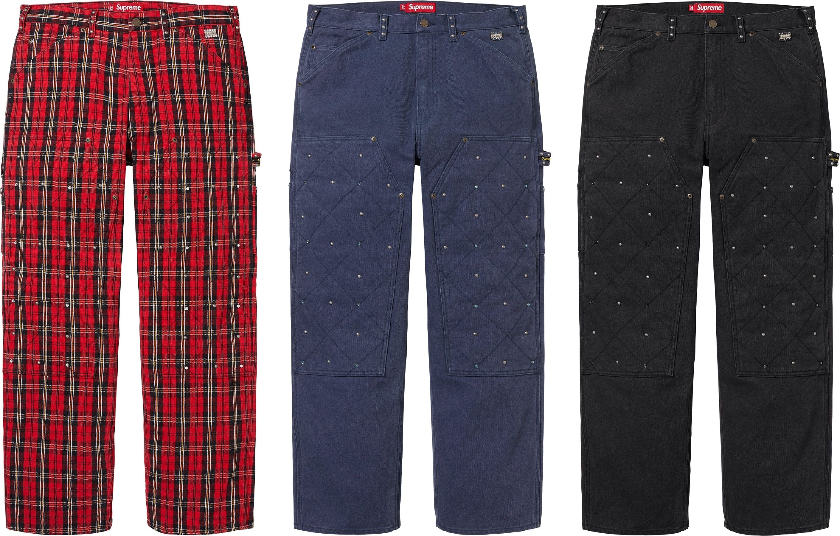 Supreme®/b.b. Simon® Quilted Double Knee Painter Pant view 6